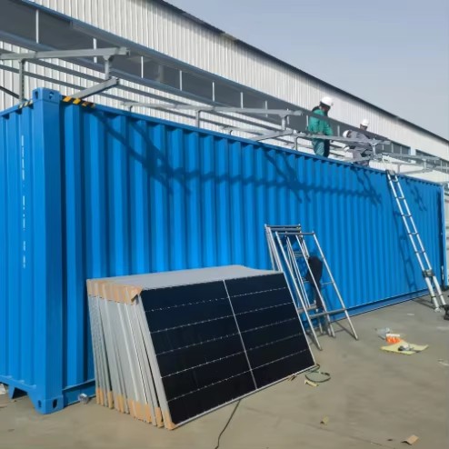 Off-Grid Solar Power 40ft Dual Zone Container Cold Storage Modular Chiller Freezer Room for Fishery Farm Meat Fruit Food Storage