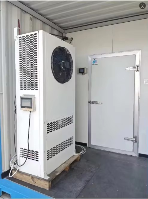Off Grid Solar PV Powered 40ft Container Freezer Energy Saving Solar Cold Storage for Remote Farm Meat Fruit Warehouse