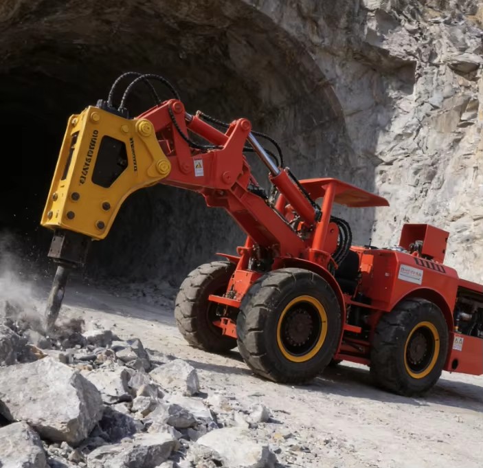 Tuoxing TP-8 52kw Energy-Saving Rock Crusher with Free Parts Replacement & Online Support for Hard Rock Tunneling Rock Breaker
