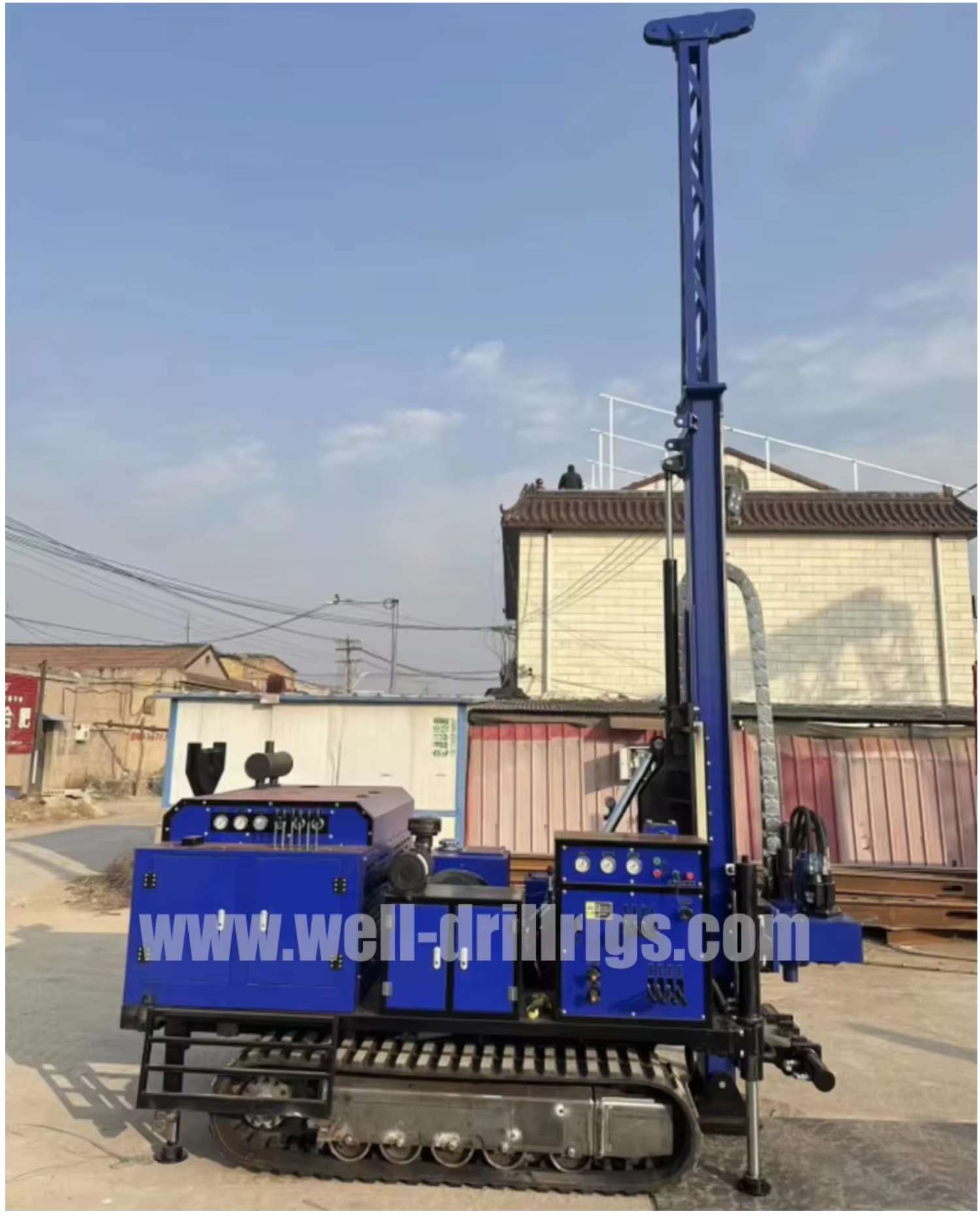 500m Crawler Hydraulic Exploration Mining Rope Core Drilling Rig Hard Rock Borehole Drilling Machine