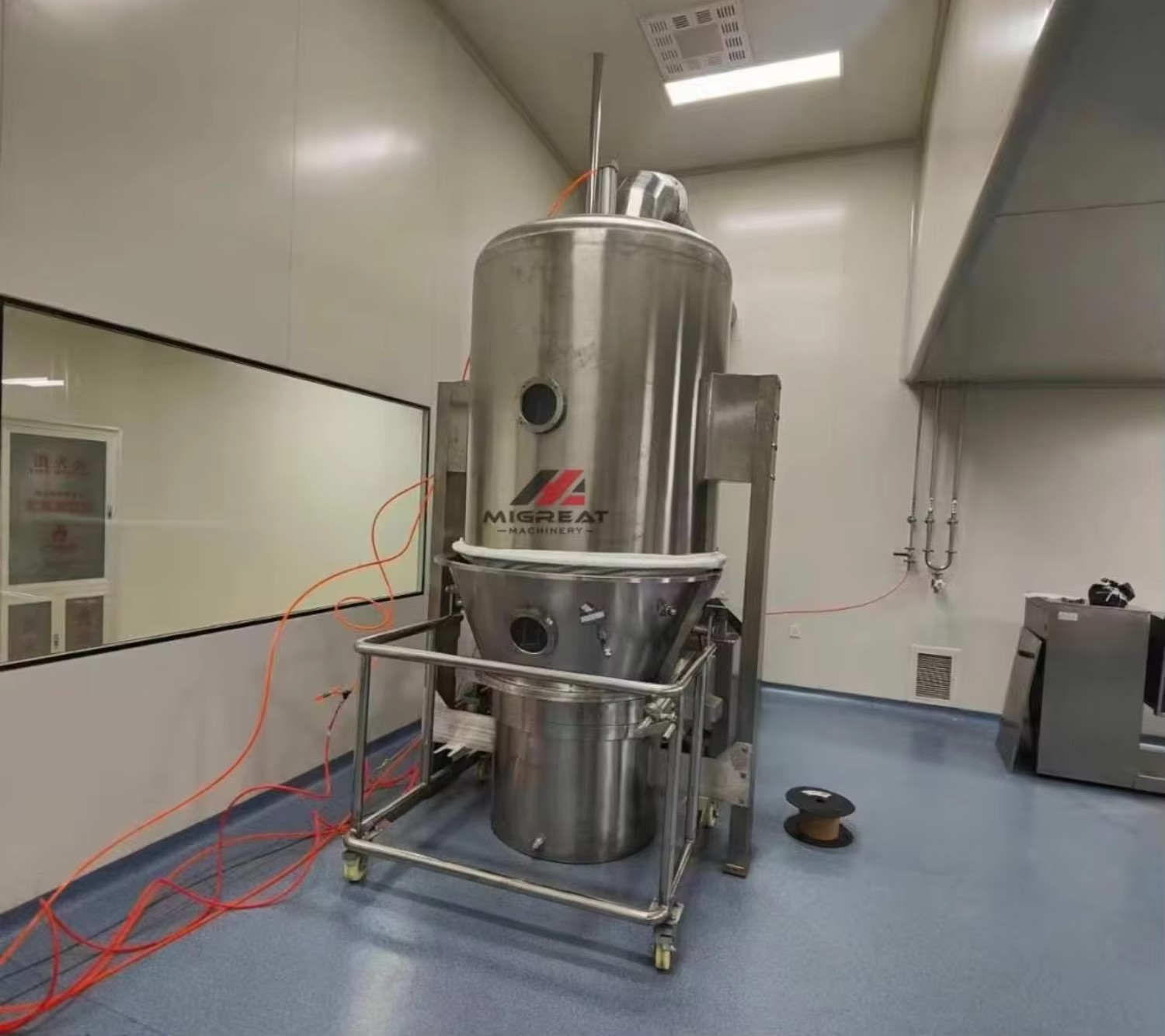 Reliable Stainless Steel Fluid Bed Drying Equipment for Food Powder Processing with Competitive Price and Energy Saving Features