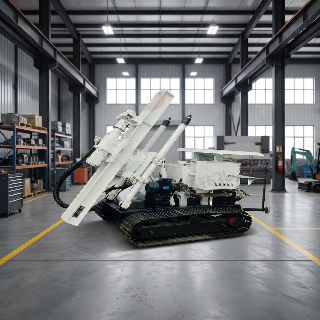 TengDa KQL90 Diesel-Powered Full Hydraulic Crawler DTH Drill Rig Gearbox Engine | 65-140mm Hole 60-150m Depth Mining Ventilation