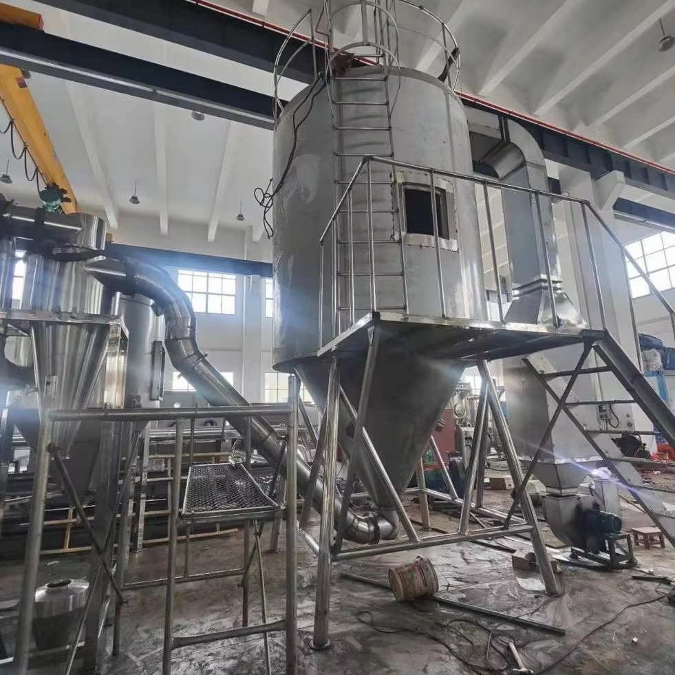 Export Standard Stainless Steel Automatic Gear Spray Dryer for Tea Extract Plant Extract Herbal Extract Fine Powder Processing