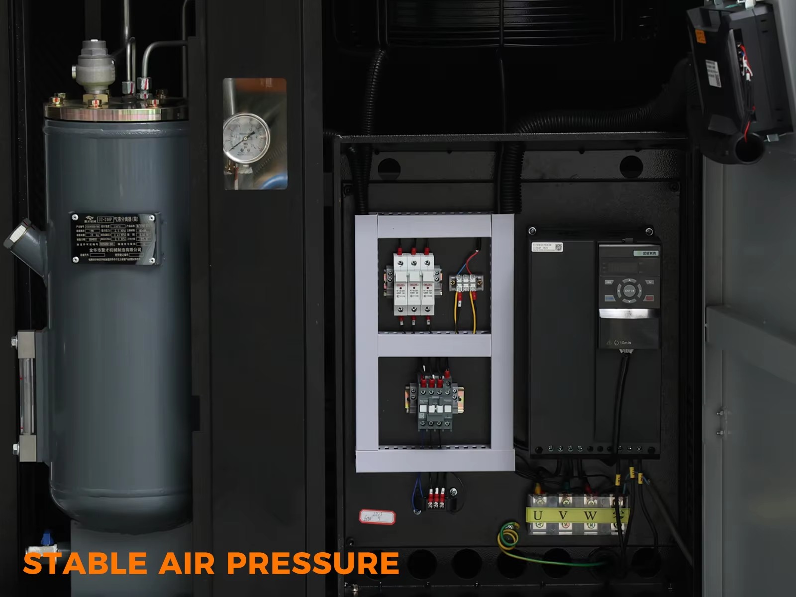 UMWAir 22kw 16Bar High Pressure Screw Air Compressor 2.2m3/min VSD Energy Saving Compressor for CNC Laser Cutting
