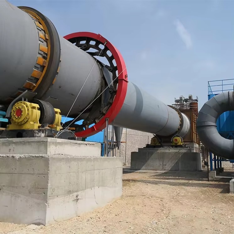 Small Rotary Kiln Sale Natural Gas Rotary Kiln Catalyst Direct Fired Continuous Rotary Kiln 100 TPD