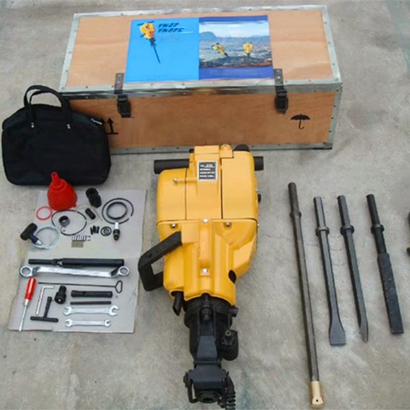 Multi-scene Applicable Self Dust Removal Gasoline Rock Drill for Plain Mountain Plateau Operations