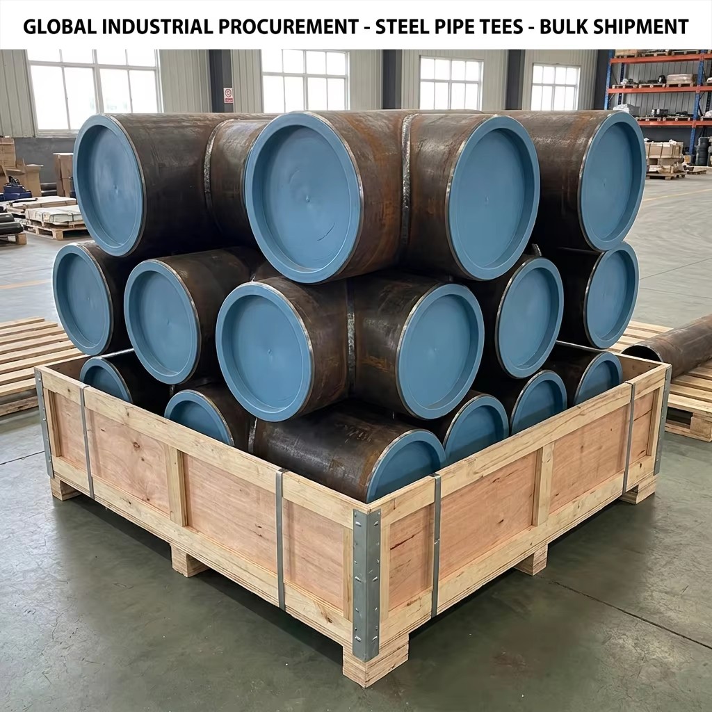 Carbon Steel Pipe Tee Equal Reducing Welded Pipe Fitting for Industrial Piping