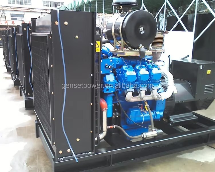 Electricity Power 200kw 300kw 150kva LNG CNG Genset Natural Gas Turbine Generator 500kw