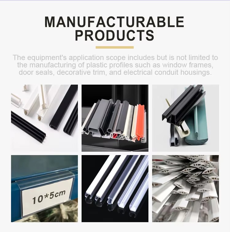 Square Pipe Extrusion Line-Automated Single Screw PP/PE/PET Profile Manufacturing System for High Productivity Pipe Production