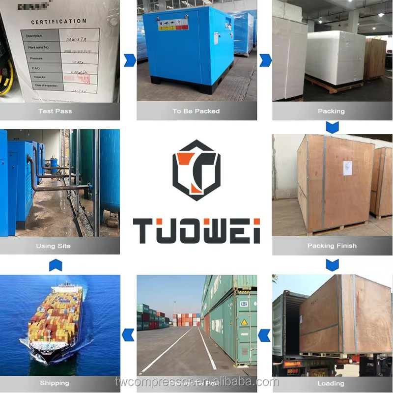 Industrial Permanent Magnet Energy Saving 22Kw 30Hp Screw Air Compressor