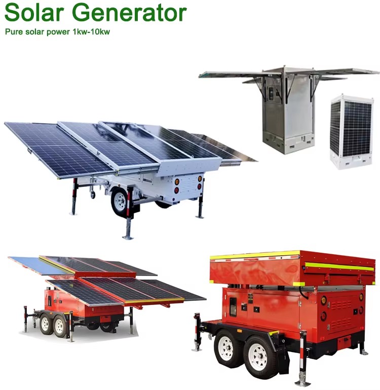 Portable Power Bank Home Electricity Generation System Solar Generator Steel Industrial Ce MPPT Monocrystalline Solar Panel 10KW