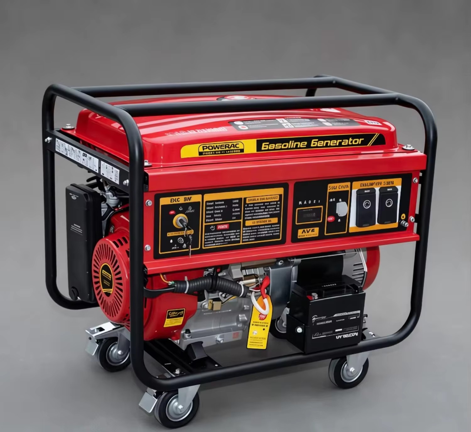 POWERAC PR8000-E 7KW Genset / Full Copper AVR / 25L Tank / Farm & Construction Site