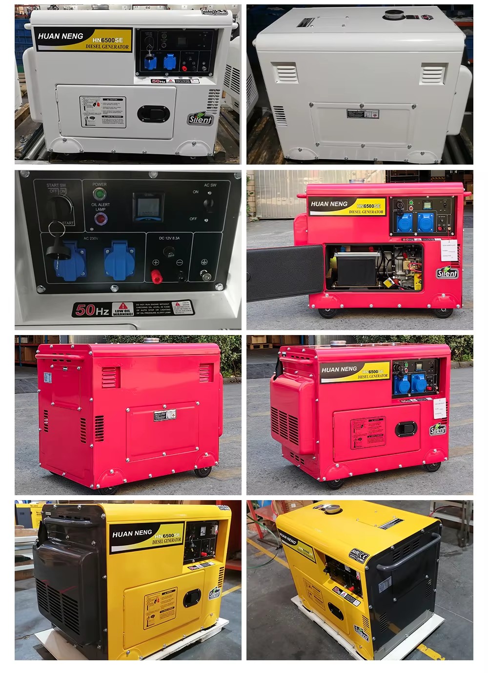 3.5kVA 7kW 6kVA 5kVA Electric Genset / Prices List Portable 10kW 3kW 5 kW Diesel Electricity Generators