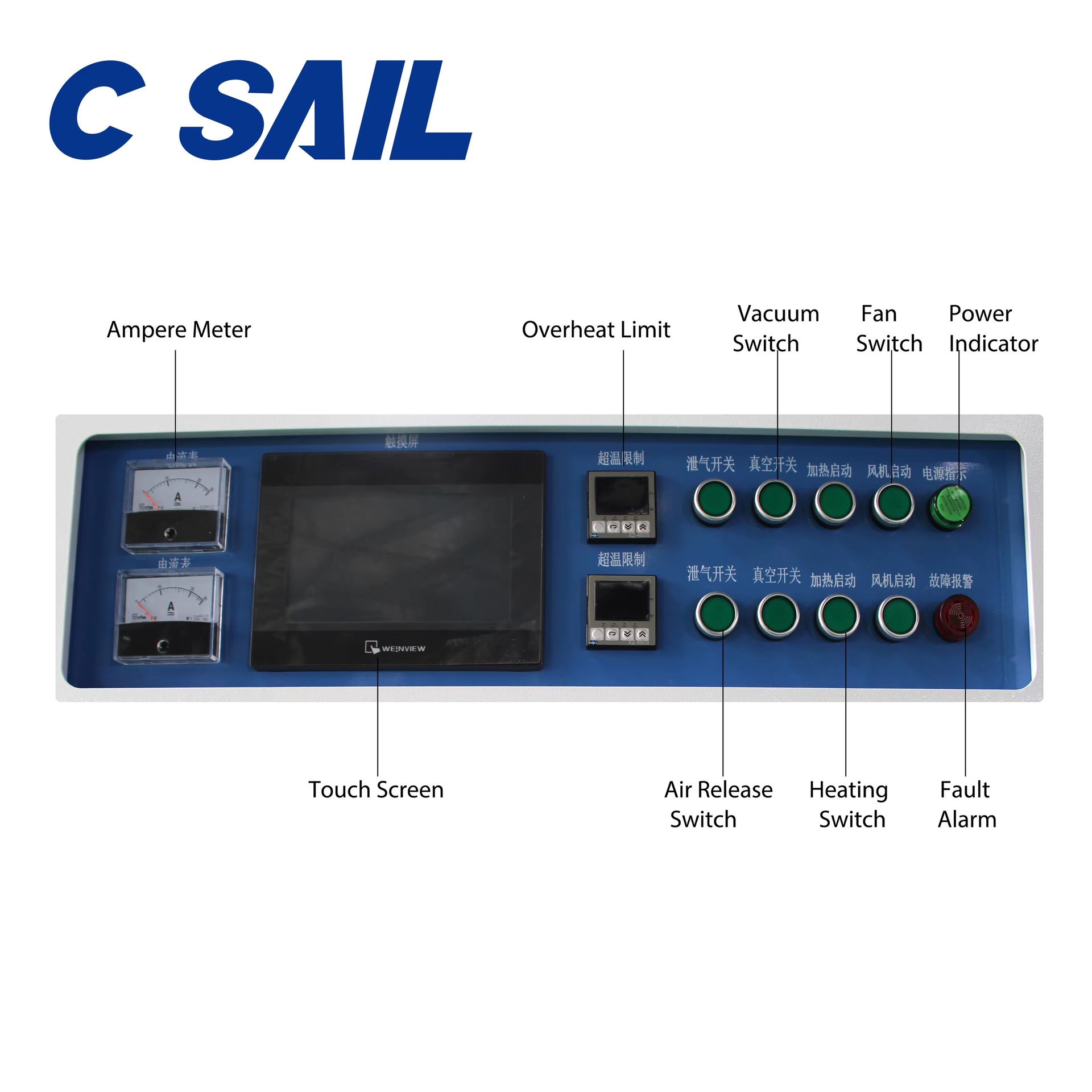 Industrial Fast Drying Automatic Vacuum Drying Oven Machine Motor Energy Saving for Semiconductor Glass Plastic Resin Epoxy