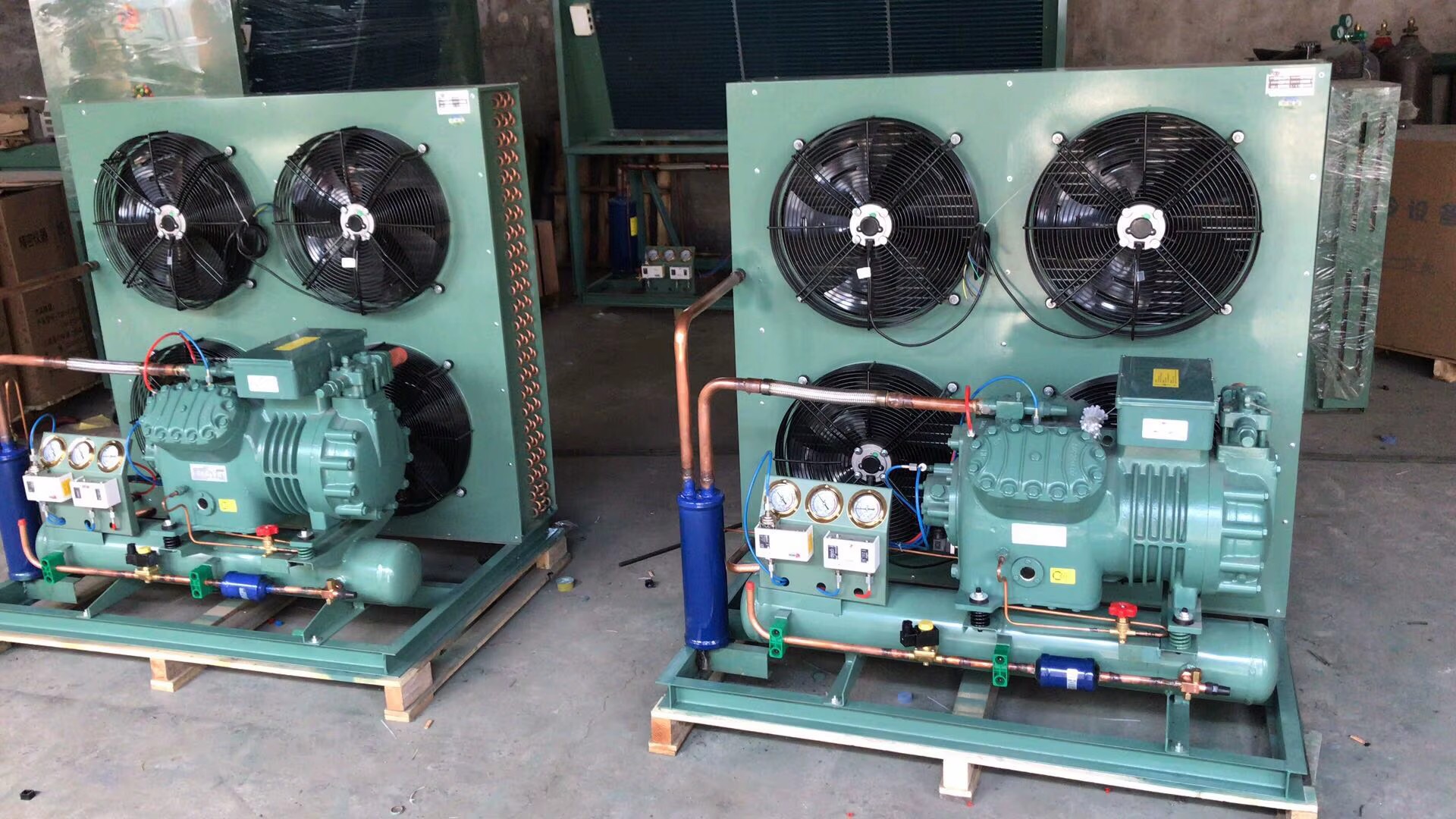 Energy-Saving Freezer Condenser Retail Unit with Low Noise Piston Refrigeration Compressor