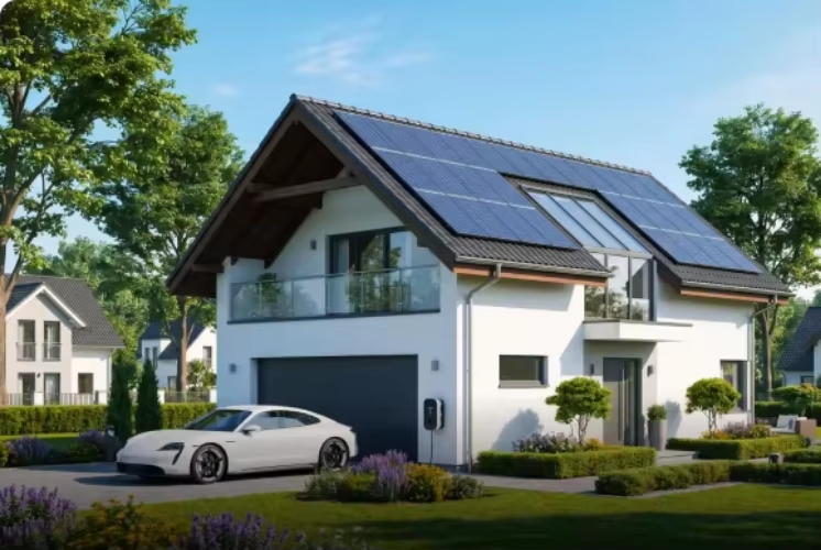 Multi-Layer Modular Balcony Solar Battery 1.2kW to 15.36kWh Energy Storage System for Large Family Residences