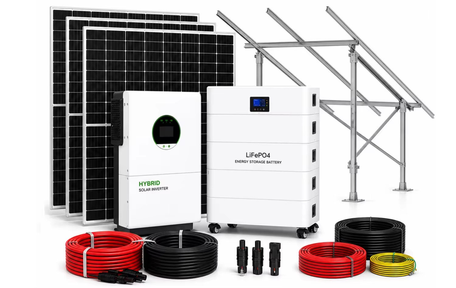 Wholesale 5KW-30KW Solar Energy Storage System With Lithium Battery Backup for Residential Use