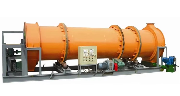 Elephant Grass Forestry Waste Fertilizer Sawdust Rotary Drum Dryer Price