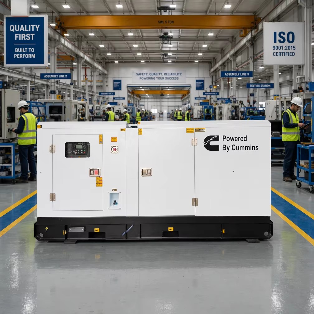 150KW Cummis Silent Diesel Generator Set 187.5KVA Soundproof Diesel Genset with ATS Controller for Industrial Backup Power