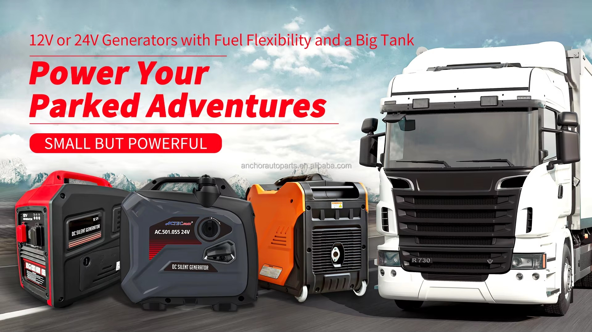 AC.501.021 Powered Automatic Auto Start Remote Gasoline Silent 2200W Portable Generator 6L 97.7CC Digital Display Waterproof