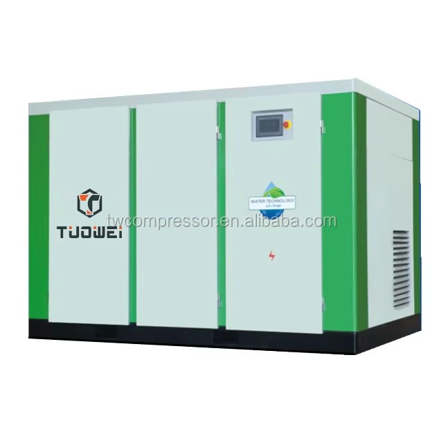 Saving energy efficient 220kw water lubricated oil-free aircompressor for power