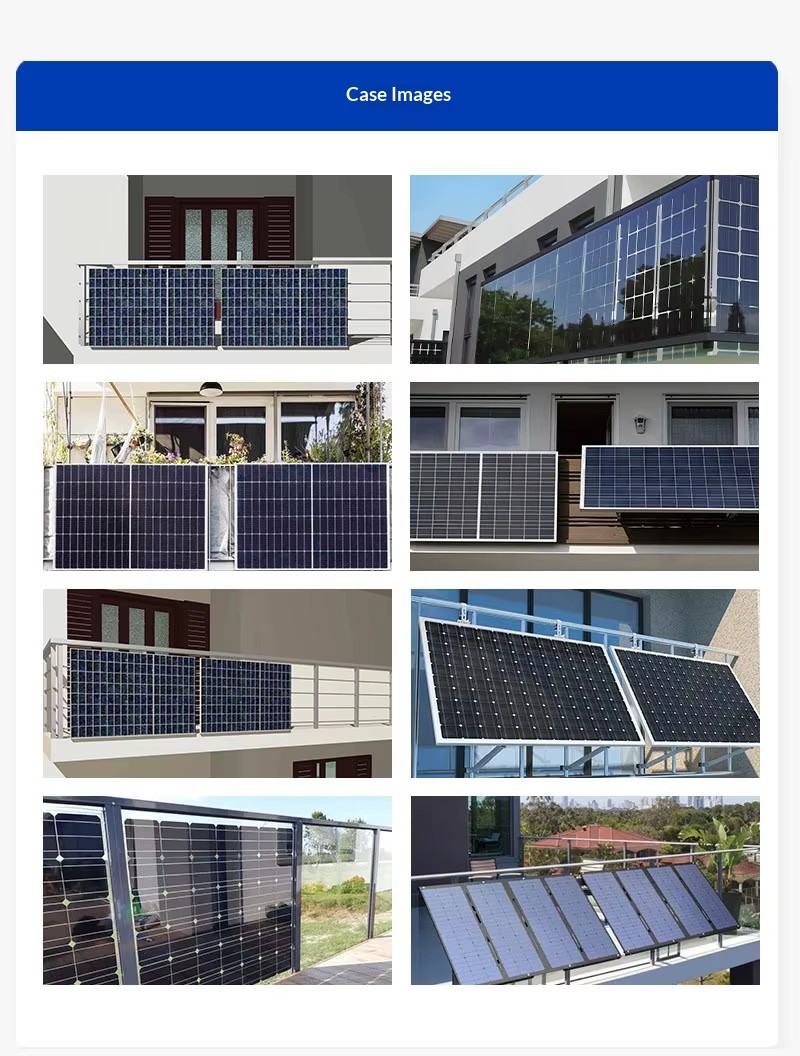 Mini 1000W Monocrystalline Silicon Solar Power System for Balcony with Inverter Battery Storage Plug and Play Installation