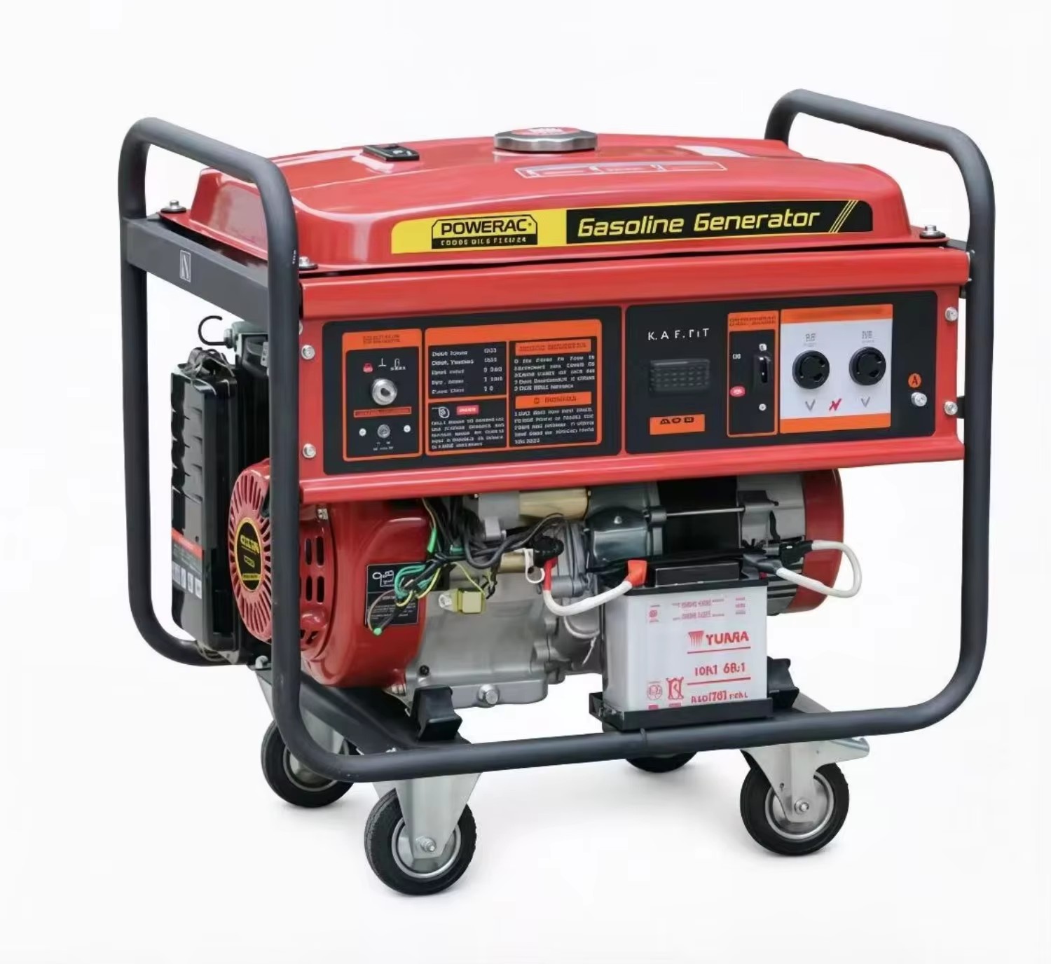 6KW Gasoline Genset / Single Phase / 25L Fuel Tank / Circuit Breaker / Low Emission / Farm & Construction