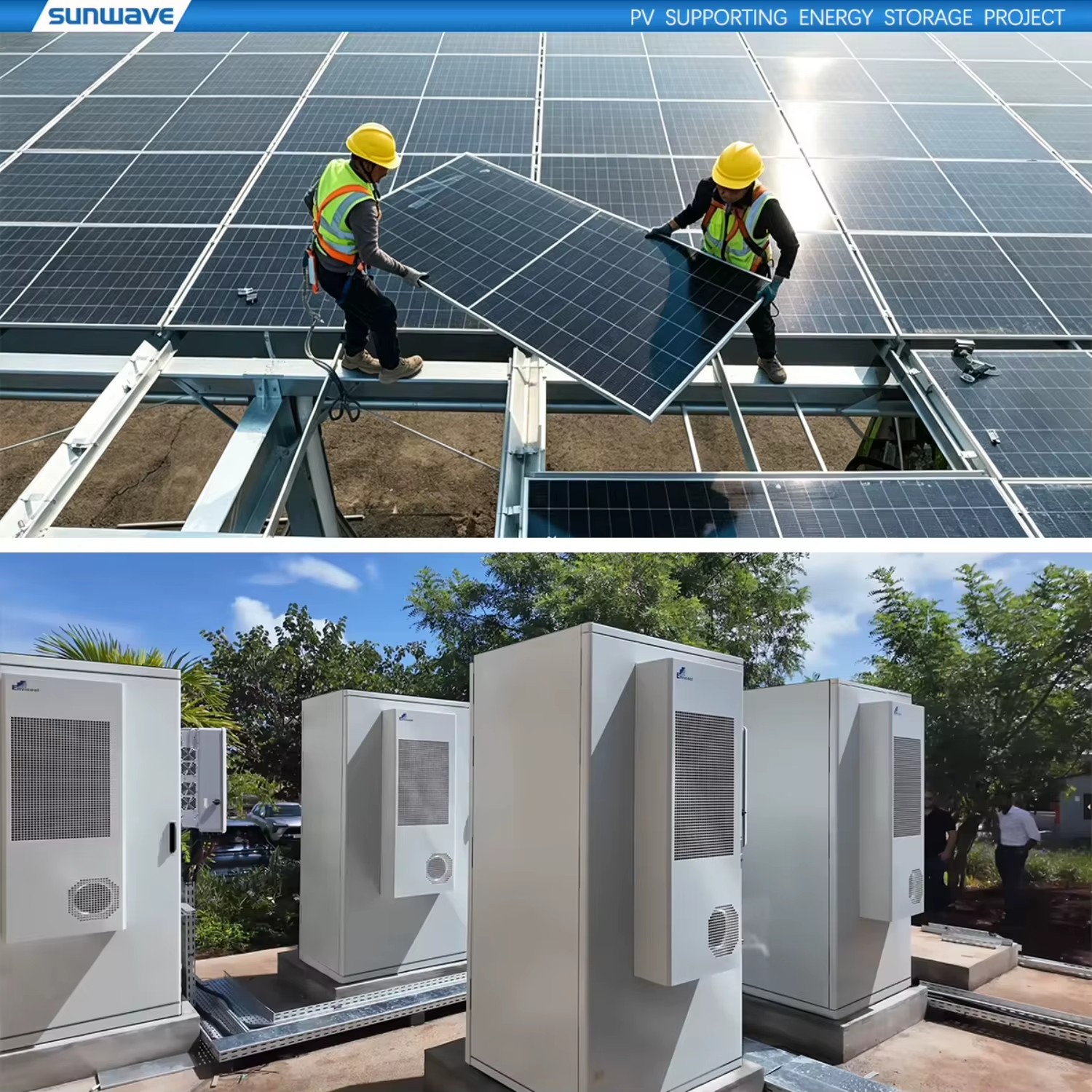 Deye on Off Grid Solar System 30kW 50kW 100kW 125kW Hybrid Inverter LiFePO4 Battery Commercial Energy Storage for Factory Farm