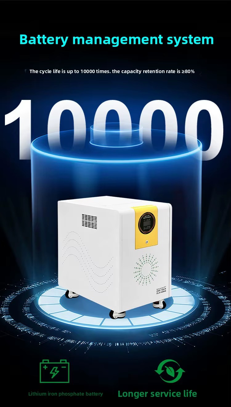 Foreign Trade Wholesale Shenzhen 32 Degree Electricity Solar Power Generation Hybrid Inverter Household Lithium Ion Battery