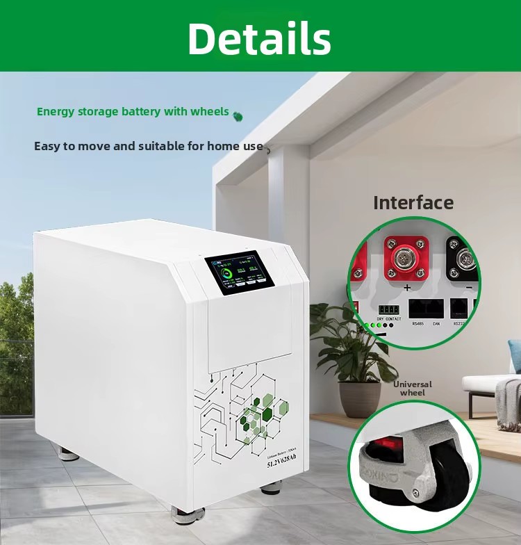 Brand-new Grade-A Portable Solar Power Generation Home Energy Storage Lithium Ion Battery 32 kWh Large-Capacity Shenzhen-made