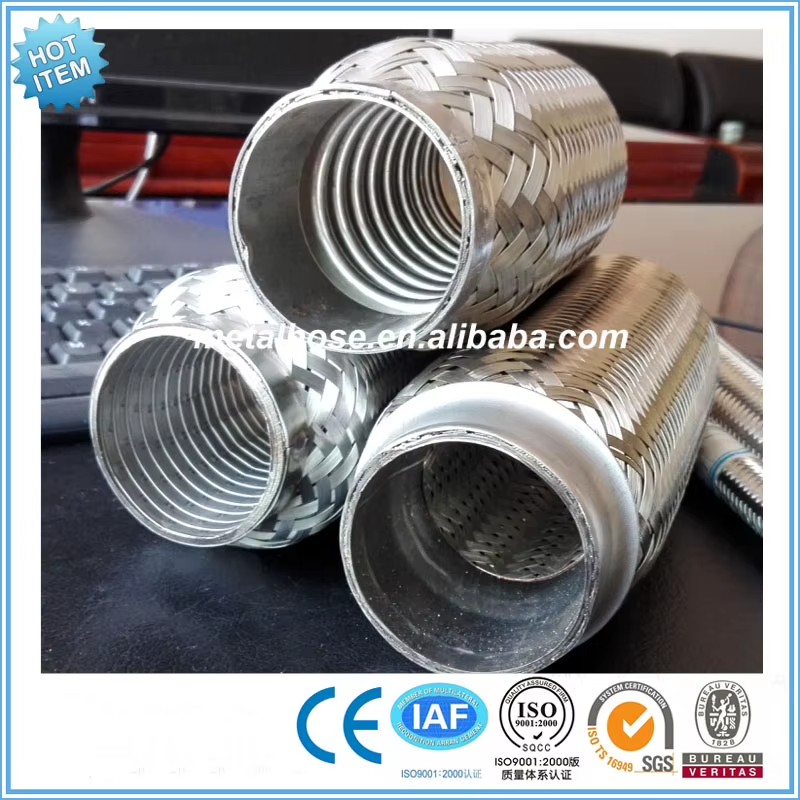 DIN 0.2 2 MM XC Stainless Steel Galvanized Flexible Exhaust Pipe 6M Automotive Exhaust Hose for Generators Cutting Welding