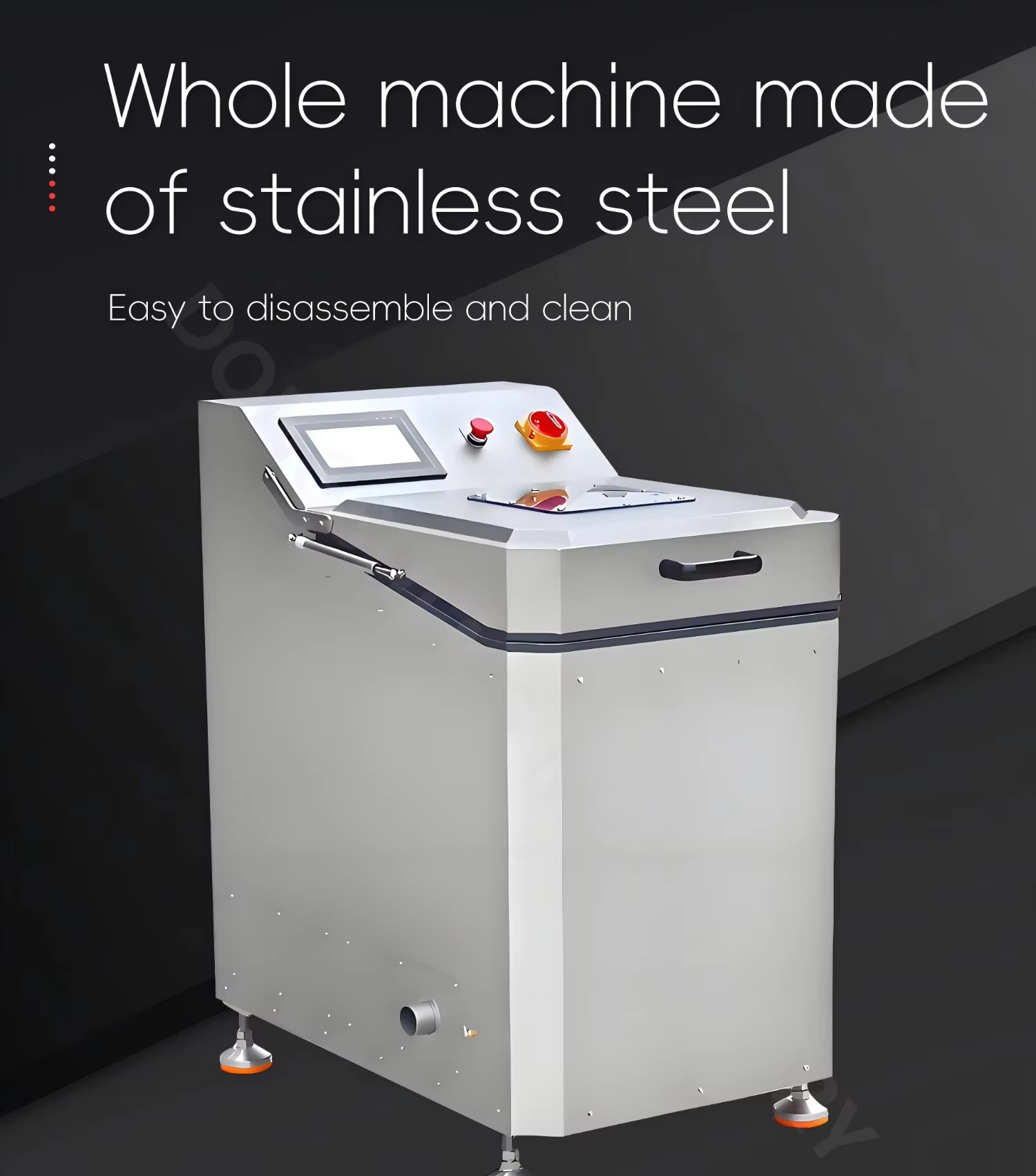 PLC Controlled Salad Spinner Variable Speed Salad Dryer Vegetable Dewatering Machine Commercial Vegetable Centrifuge Dryer