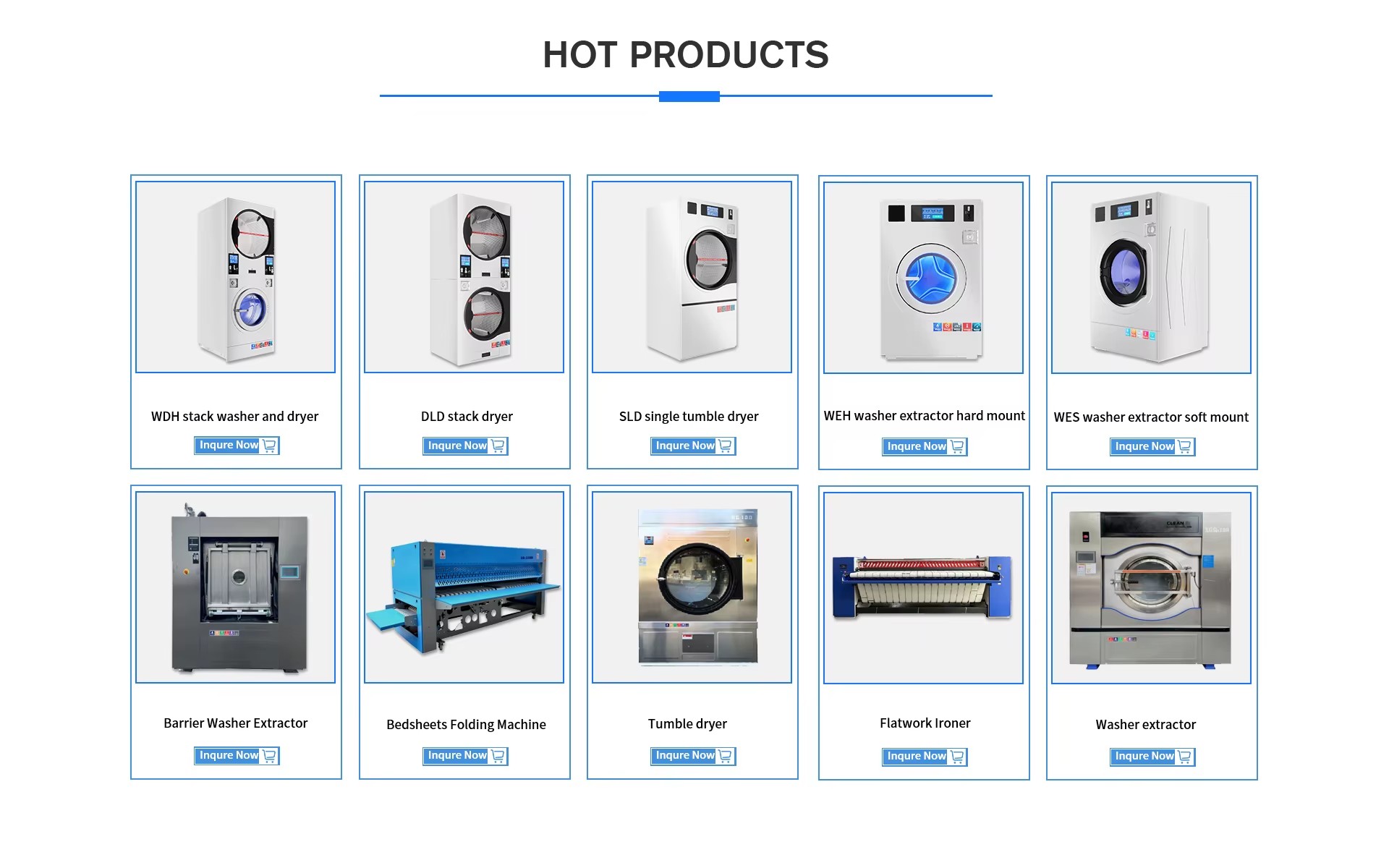 Commercial Fully Automatic Washer with Dryer Combo Heavy Duty Industrial Laundry Equipment Energy Saving for Laundromat/Hotel