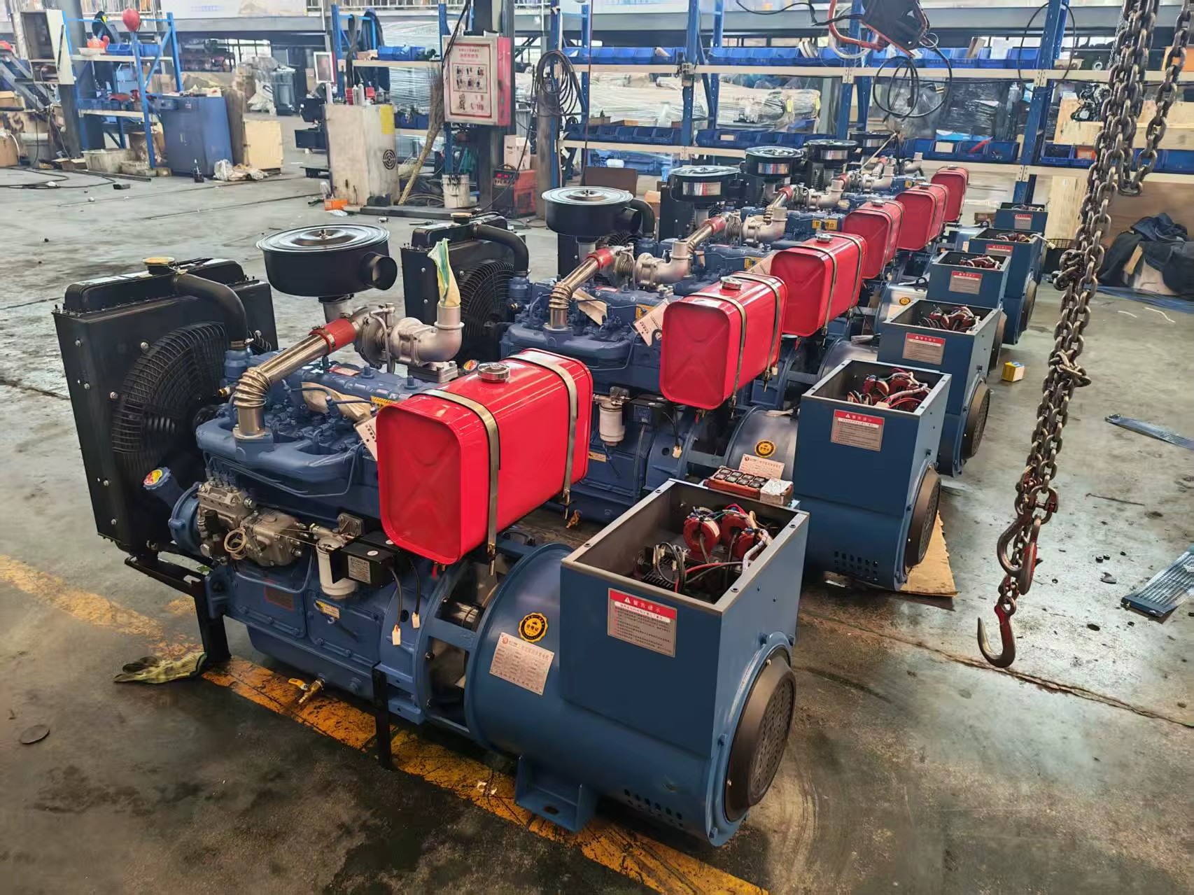 Diesel Engine Water Cooling Four Stroke Generator for Electricity Supply for Industrial Use