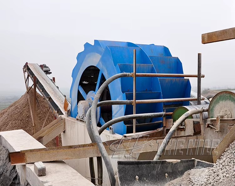 Wheel Sand Washer Sea Sand Washing Machine