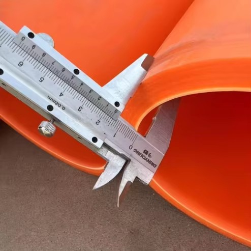 Orange MPP Durable High-Toughness Power Cable Conduit Pipe for Non-Excavation Electrical Protection and Trenchless Installation