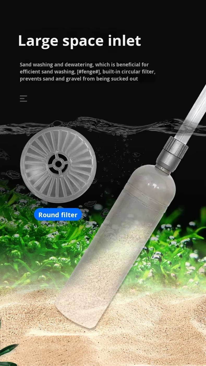 Plastic Eco-friendly Fish Tank Water Changer Siphon Pipe Sand Washer Water Pump Aquarium Supplies Fish Tank Cleaner