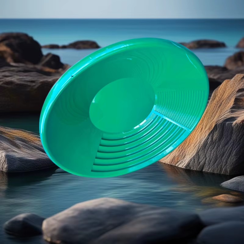 Green Plastic Gold Panning Pan Portable Sand Washer Dewatering Machine Bale Opener