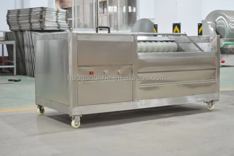 Brush Roller Potato Cassava Washer Peeler Continuous Carrot Ginger Peeler Washer Hard Brush Sand Roller Carrot Washer