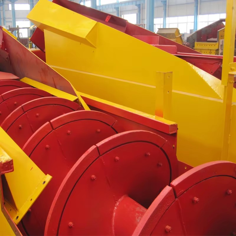 Spiral Sand Washer 30-50t/h Capacity AC Motor Easy Maintenance Sand Washing Machine for Sand Making Plant