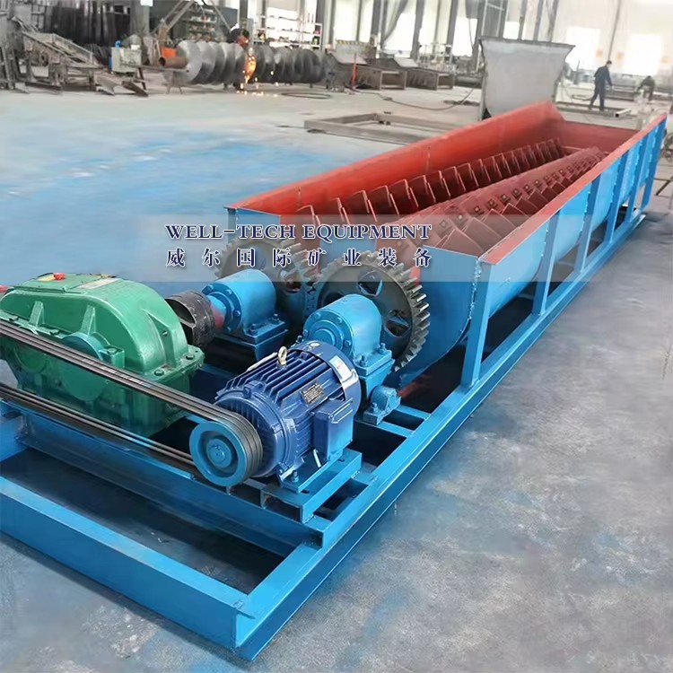 Double Screw Log Washer for Silica Sand Coal Spiral Washing Plant Classifier Machine High Capacity 30-200TPH Gear Pump
