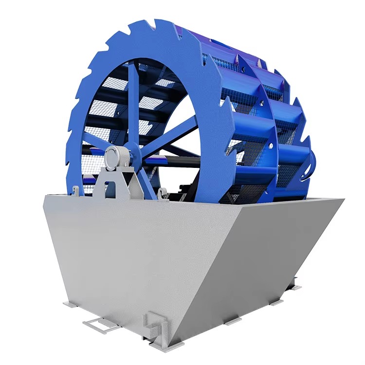 Professional Portable Aggregate River Sand Washer-High Output 30kW AC Motor 70-300t/h Capacity 10mm Max Feed Size