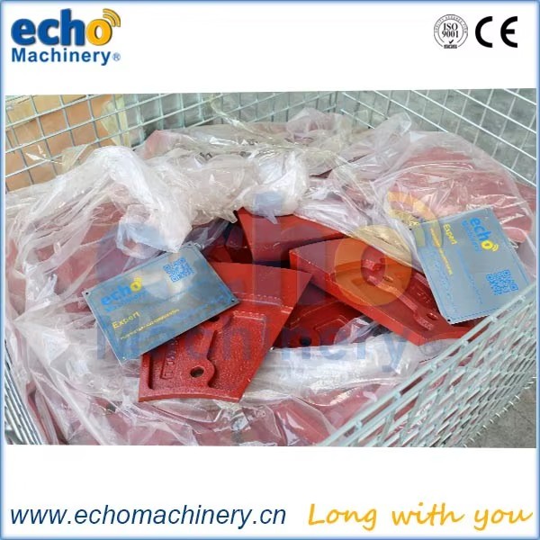 High Chrome Iron Work 44 X 32 Washer Parts Flight Shoes and Paddle Tip for Quarry