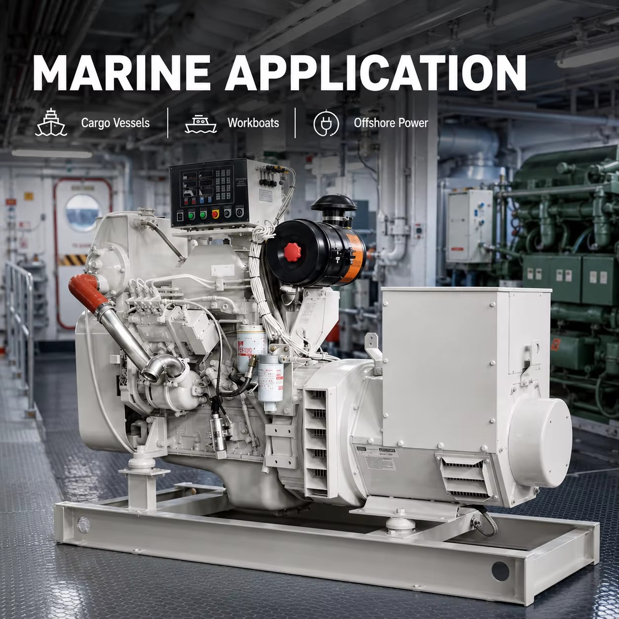 Electricity Generation 800KVA 160kw Power Generator 640KW Marine Generator Diesel