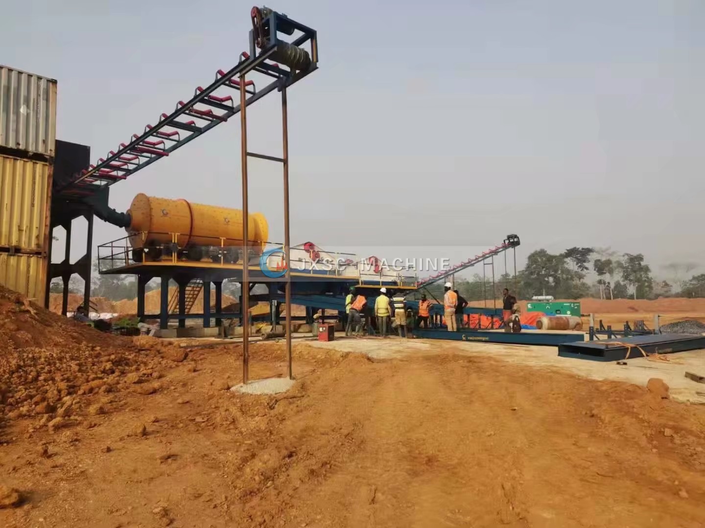 Alluvial Gold Recovery Machine Gold Mining Processing Plant Portable Gold Wash Plant Alluvial