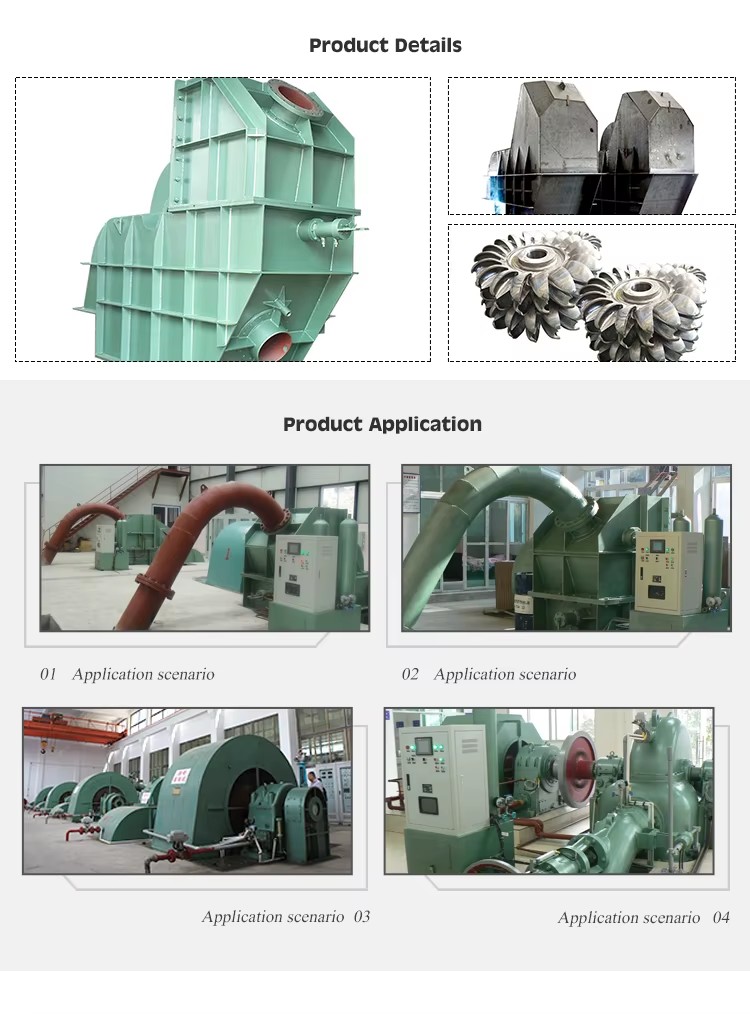 Low Head Small Micro Axial Turgo Impulse 5MW Water Flow Hydrogenerator Electricity Water Generator Hydropower Pelton