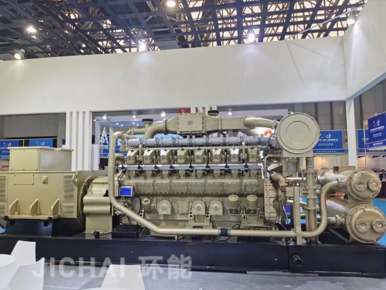 3 Mw Gas Generation Set LNG CNG Gas Piston Power Plant