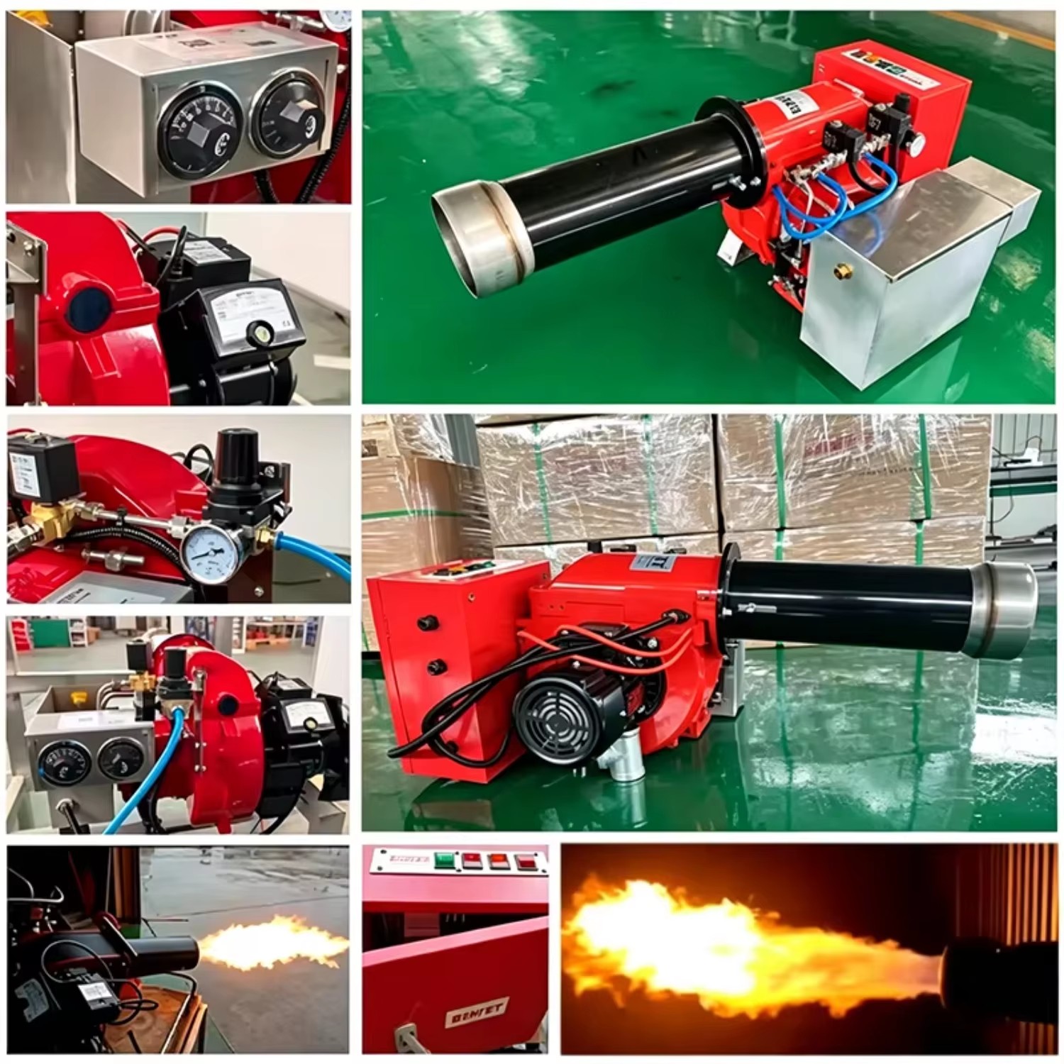 Energy-saving Low Nitrogen Gas burner for Industrial Boiler Applications for Industrial Thermal Equipment Combustion 98%