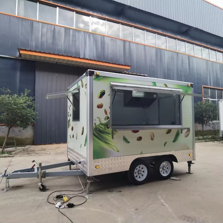 High Productivity CE Certified Galvanized Sheet Beer Service Food Trucks Ice Cream Truck for Fast Food