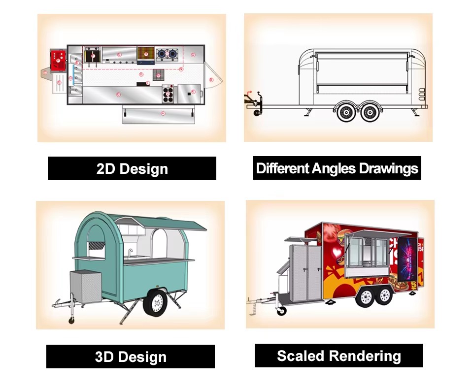 Custom Coffee Bakery Food Truck Outdoor